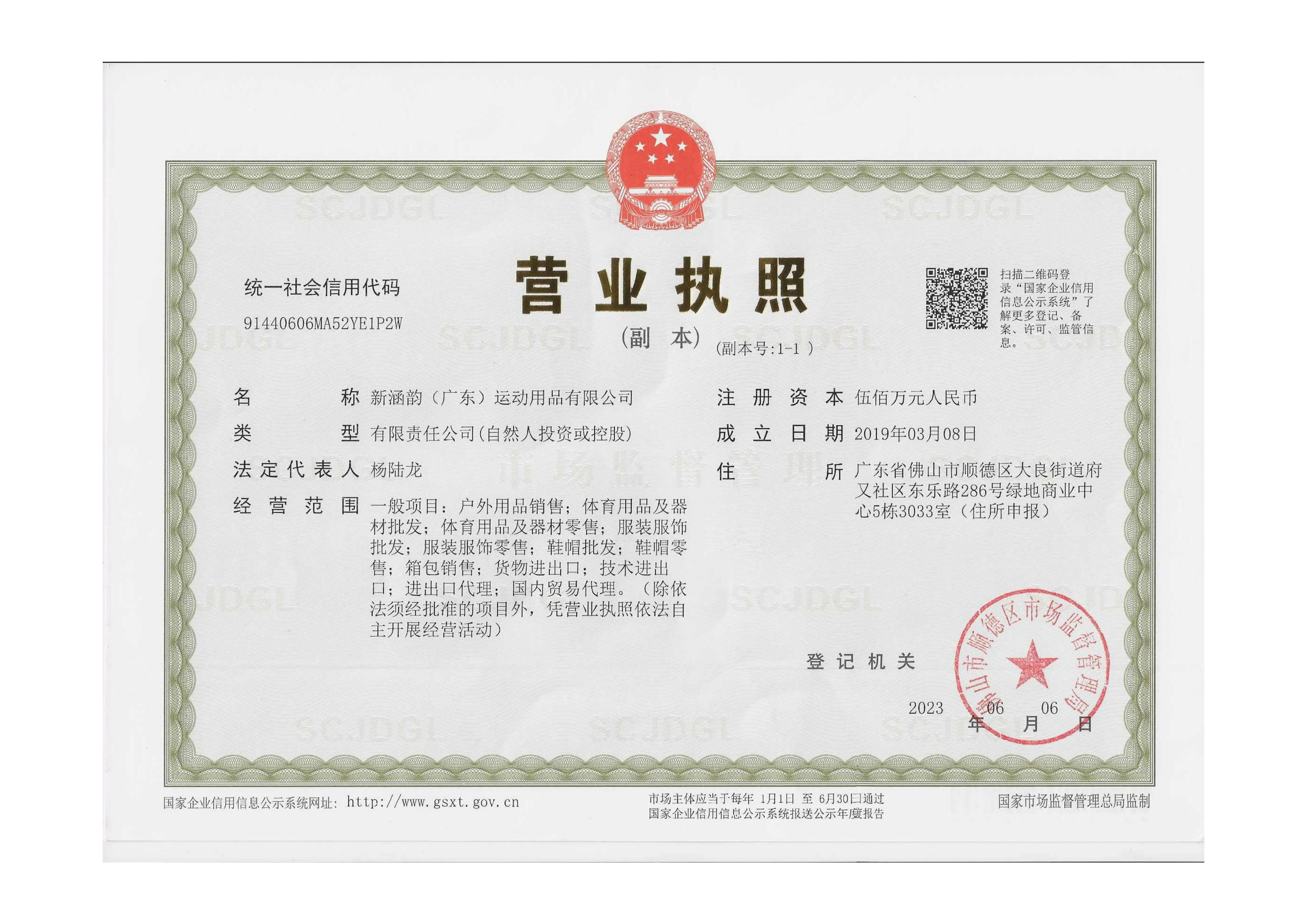 Business license